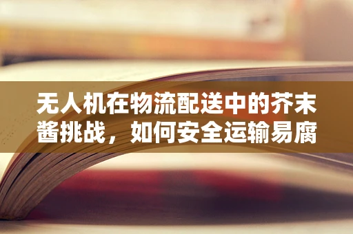 无人机在物流配送中的芥末酱挑战，如何安全运输易腐品？