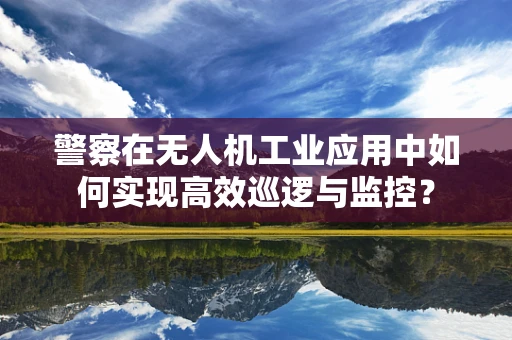 警察在无人机工业应用中如何实现高效巡逻与监控？