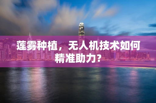 莲雾种植，无人机技术如何精准助力？