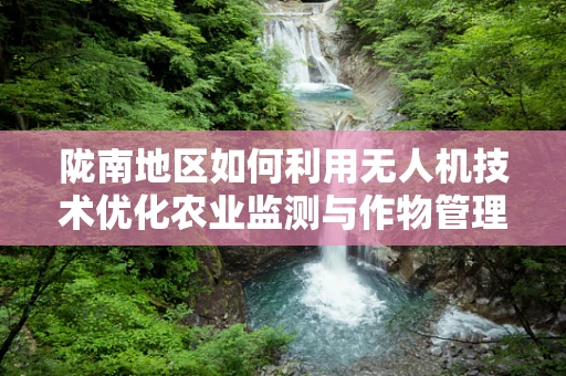 陇南地区如何利用无人机技术优化农业监测与作物管理？