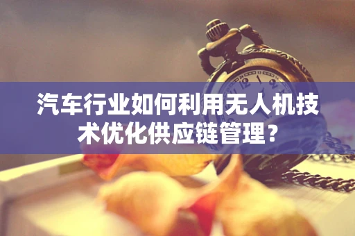 汽车行业如何利用无人机技术优化供应链管理？