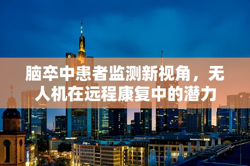 脑卒中患者监测新视角，无人机在远程康复中的潜力