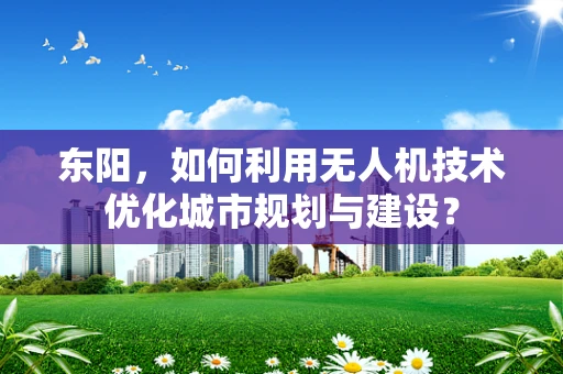 东阳，如何利用无人机技术优化城市规划与建设？