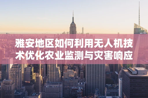 雅安地区如何利用无人机技术优化农业监测与灾害响应？