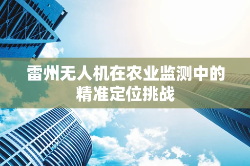 雷州无人机在农业监测中的精准定位挑战