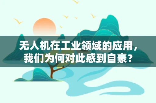 无人机在工业领域的应用，我们为何对此感到自豪？