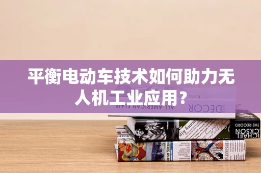 平衡电动车技术如何助力无人机工业应用？