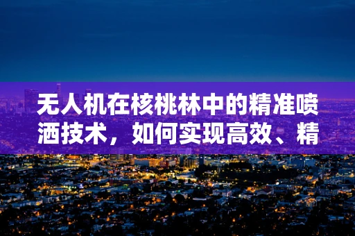 无人机在核桃林中的精准喷洒技术，如何实现高效、精准的农药施用？