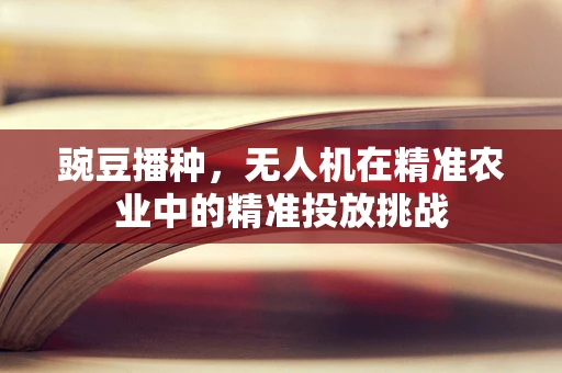 豌豆播种，无人机在精准农业中的精准投放挑战