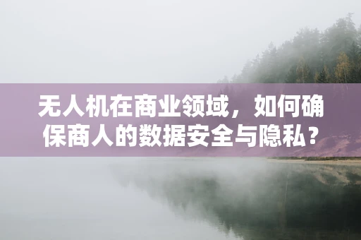 无人机在商业领域，如何确保商人的数据安全与隐私？