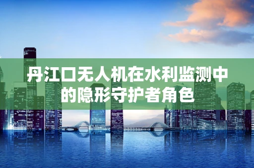 丹江口无人机在水利监测中的隐形守护者角色