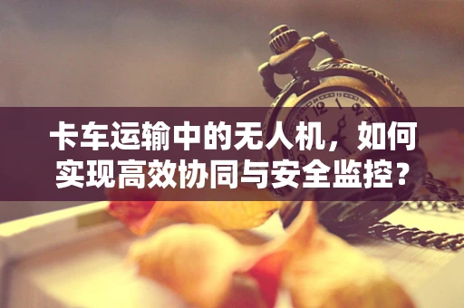 卡车运输中的无人机，如何实现高效协同与安全监控？