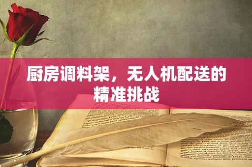 厨房调料架，无人机配送的精准挑战