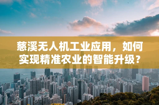 慈溪无人机工业应用，如何实现精准农业的智能升级？