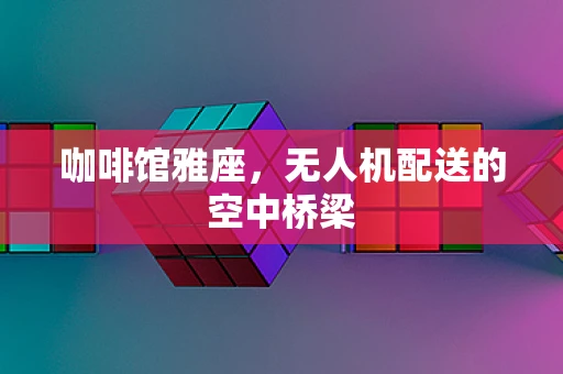 咖啡馆雅座，无人机配送的空中桥梁