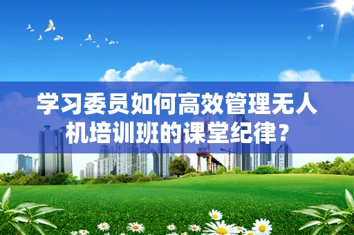 学习委员如何高效管理无人机培训班的课堂纪律？