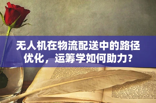 无人机在物流配送中的路径优化，运筹学如何助力？