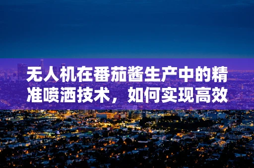 无人机在番茄酱生产中的精准喷洒技术，如何实现高效与均匀的物料分布？