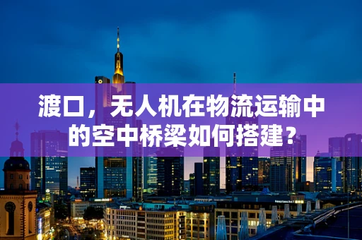 渡口，无人机在物流运输中的空中桥梁如何搭建？