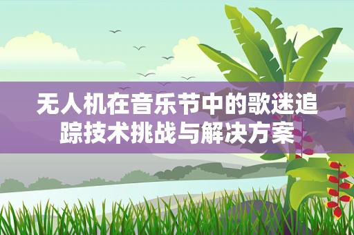 无人机在音乐节中的歌迷追踪技术挑战与解决方案