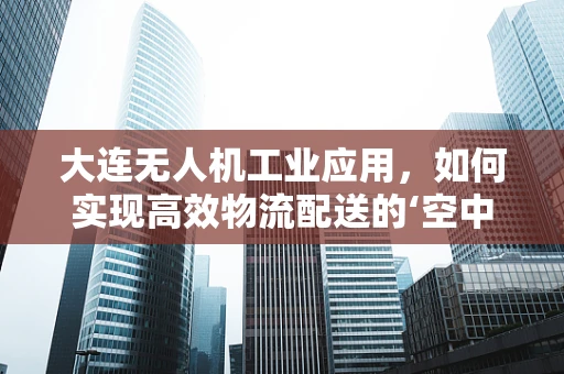 大连无人机工业应用，如何实现高效物流配送的‘空中桥梁’？
