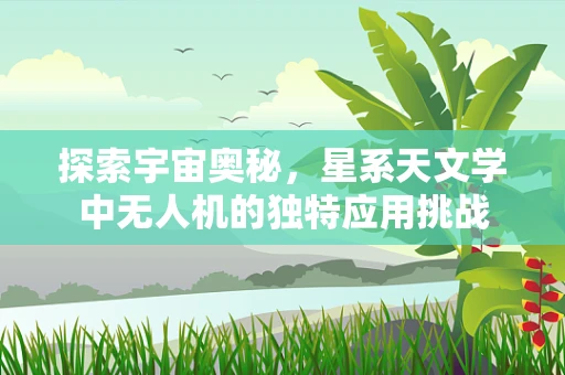 探索宇宙奥秘，星系天文学中无人机的独特应用挑战
