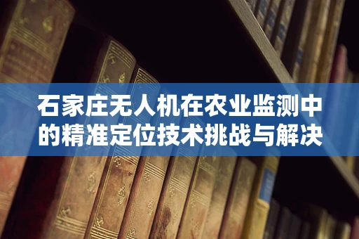 石家庄无人机在农业监测中的精准定位技术挑战与解决方案