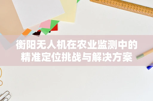 衡阳无人机在农业监测中的精准定位挑战与解决方案