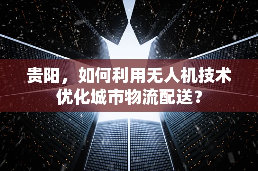 贵阳，如何利用无人机技术优化城市物流配送？
