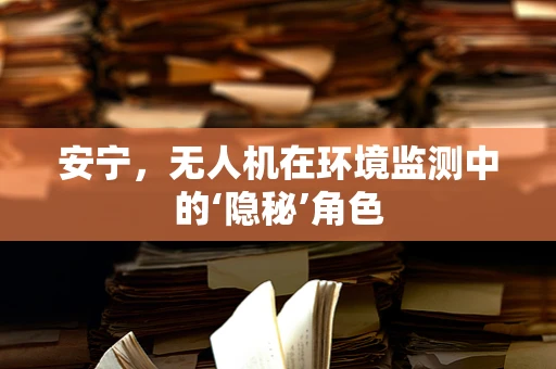 安宁，无人机在环境监测中的‘隐秘’角色