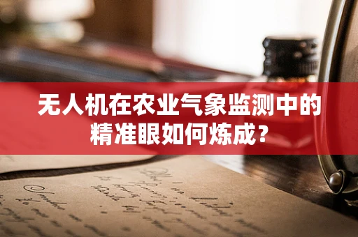 无人机在农业气象监测中的精准眼如何炼成？