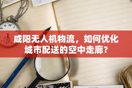 咸阳无人机物流，如何优化城市配送的空中走廊？