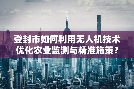 登封市如何利用无人机技术优化农业监测与精准施策？