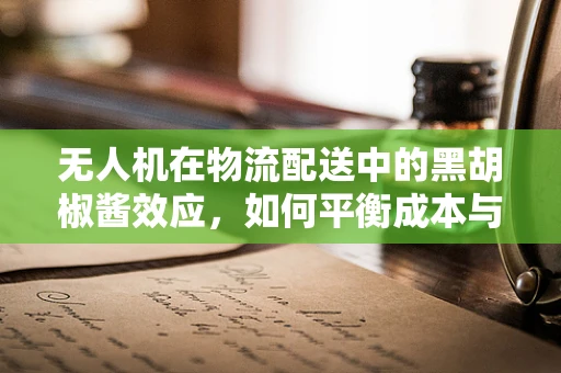 无人机在物流配送中的黑胡椒酱效应，如何平衡成本与效率？
