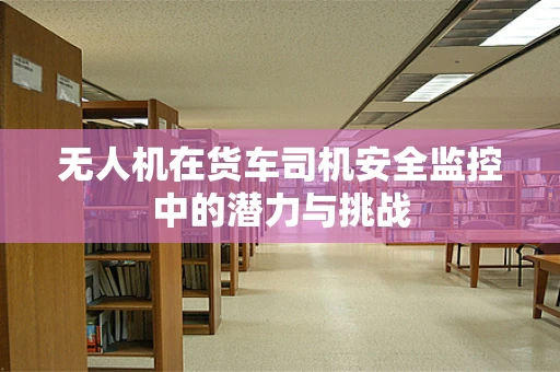 无人机在货车司机安全监控中的潜力与挑战
