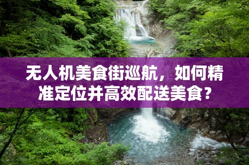 无人机美食街巡航，如何精准定位并高效配送美食？