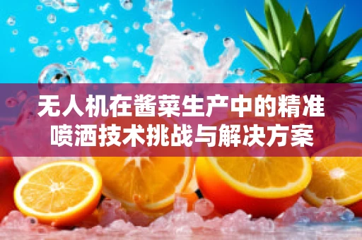 无人机在酱菜生产中的精准喷洒技术挑战与解决方案