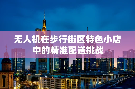 无人机在步行街区特色小店中的精准配送挑战