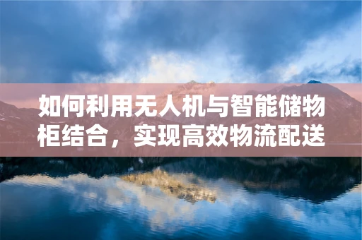如何利用无人机与智能储物柜结合，实现高效物流配送？