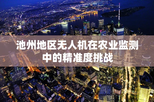 池州地区无人机在农业监测中的精准度挑战