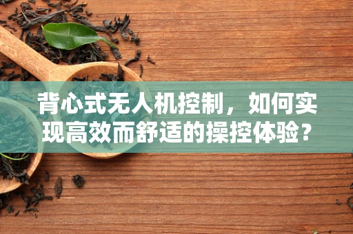 背心式无人机控制，如何实现高效而舒适的操控体验？