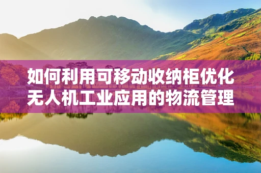 如何利用可移动收纳柜优化无人机工业应用的物流管理？
