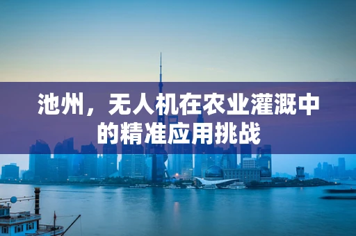 池州，无人机在农业灌溉中的精准应用挑战