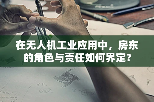 在无人机工业应用中，房东的角色与责任如何界定？
