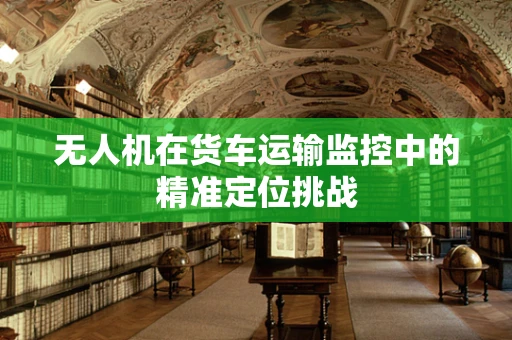 无人机在货车运输监控中的精准定位挑战
