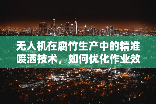 无人机在腐竹生产中的精准喷洒技术，如何优化作业效率与成本控制？
