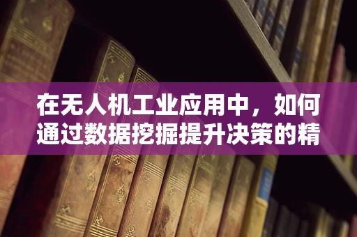 在无人机工业应用中，如何通过数据挖掘提升决策的精准度？