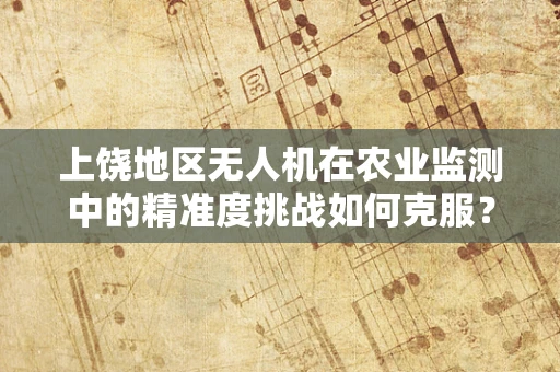 上饶地区无人机在农业监测中的精准度挑战如何克服？