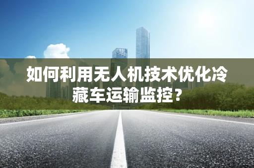 如何利用无人机技术优化冷藏车运输监控？