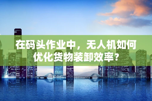 在码头作业中，无人机如何优化货物装卸效率？